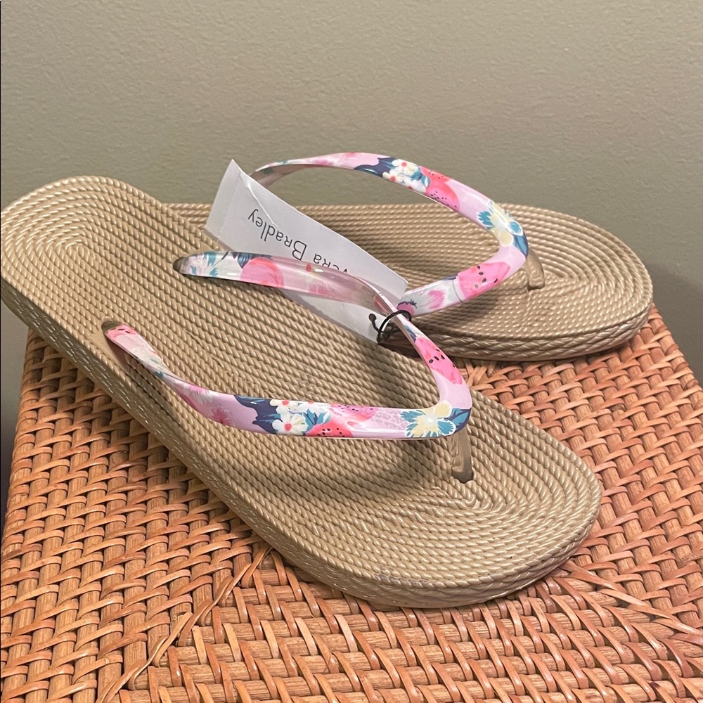 Vera Bradley Espadrille Look Flip Flops, Small